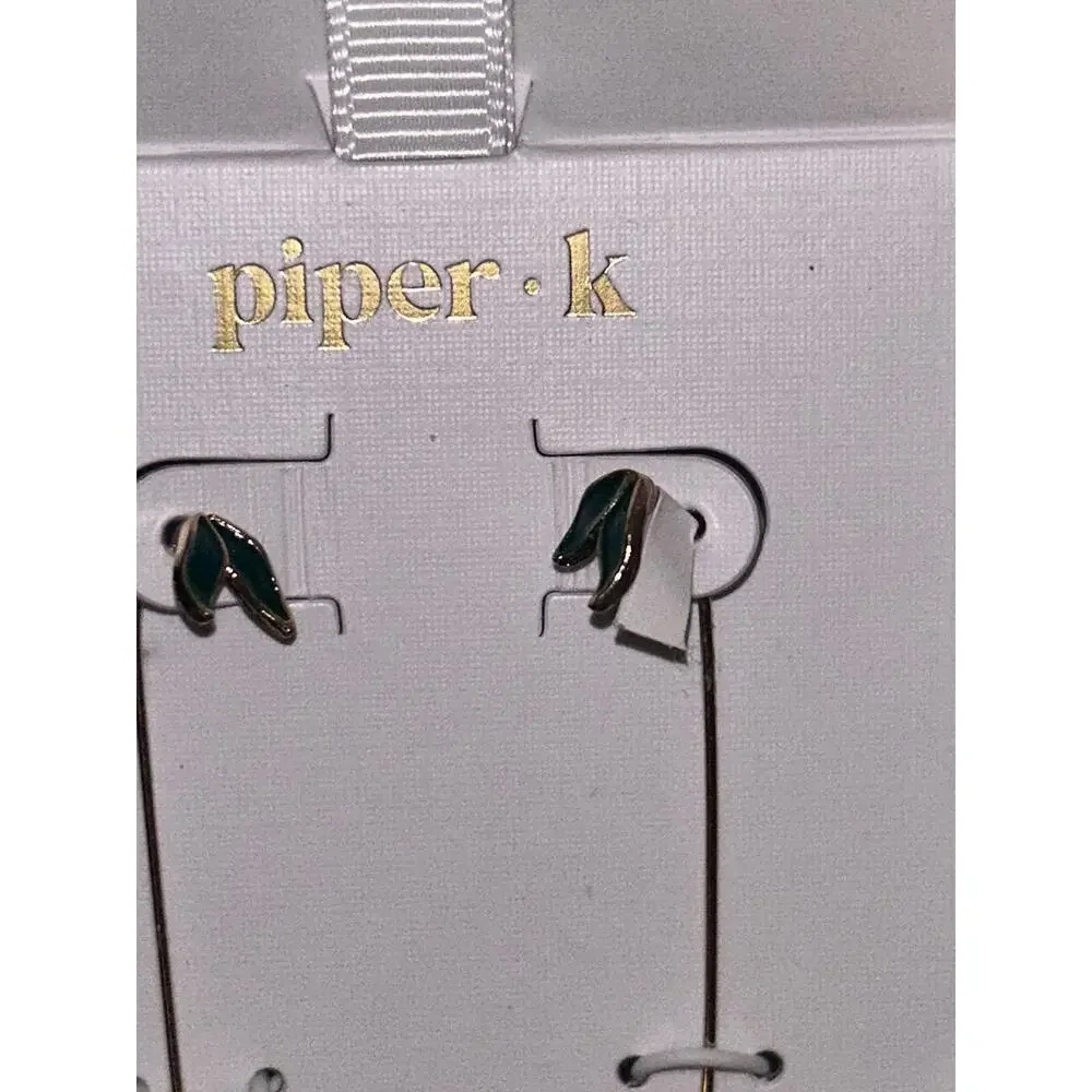 Piper K Avocado Party Preppy Casual Festival Whimsical Cuff 2.5” Dangle Earrings